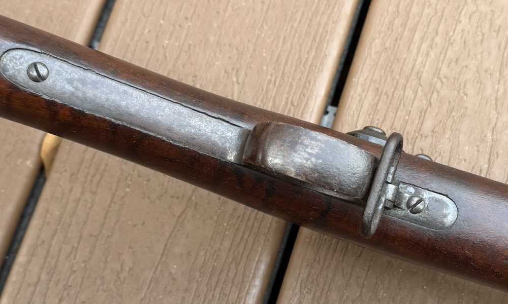 Nice US Springfield trapdoor model 1888 rod bayonet 45-70 antique -img-8
