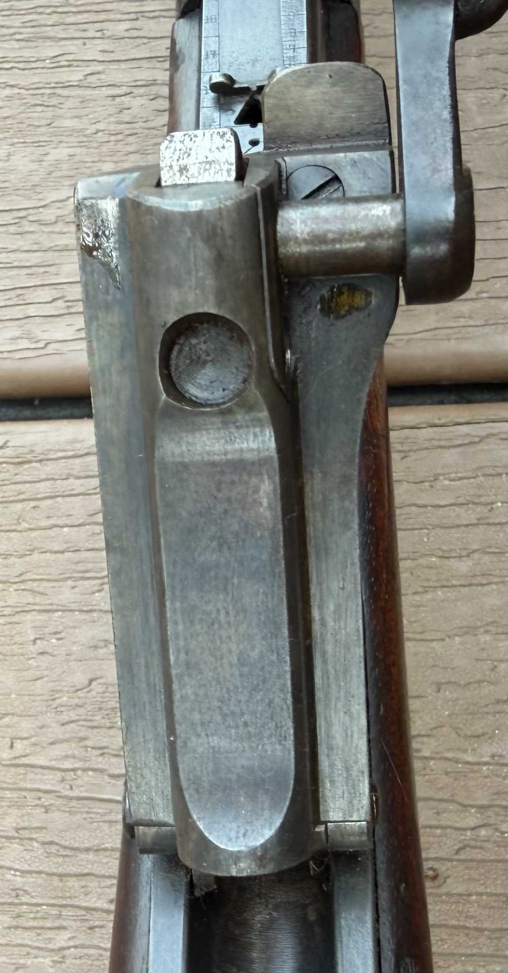 Nice US Springfield trapdoor model 1888 rod bayonet 45-70 antique -img-13