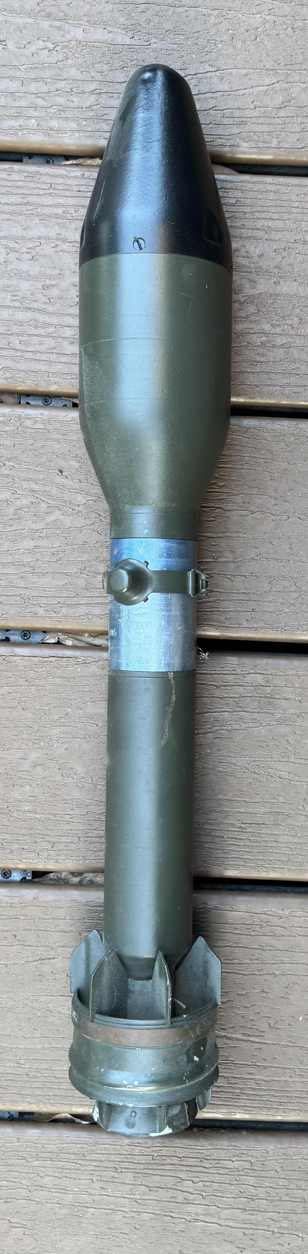 Nice original US super bazooka m 405 rocket inert-img-1