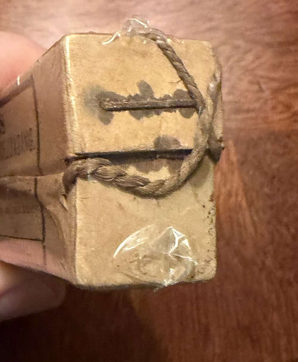 Unopened .38 caliber revolver military box 20 rounds ww1 US-img-5