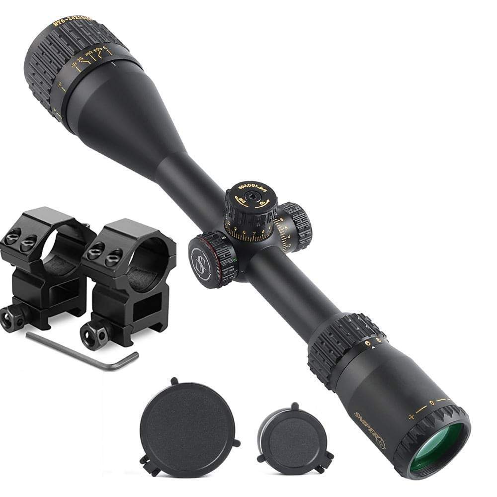 Sniper NT-HD 6-24X50AOL Scope 1" Tube with Red, Green Illuminated Reticle-img-2
