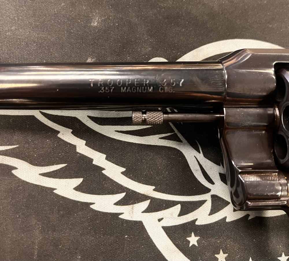 USED COLT TROOPER REVOLVER .357MAG 6-SHOT - REBLUED-img-5