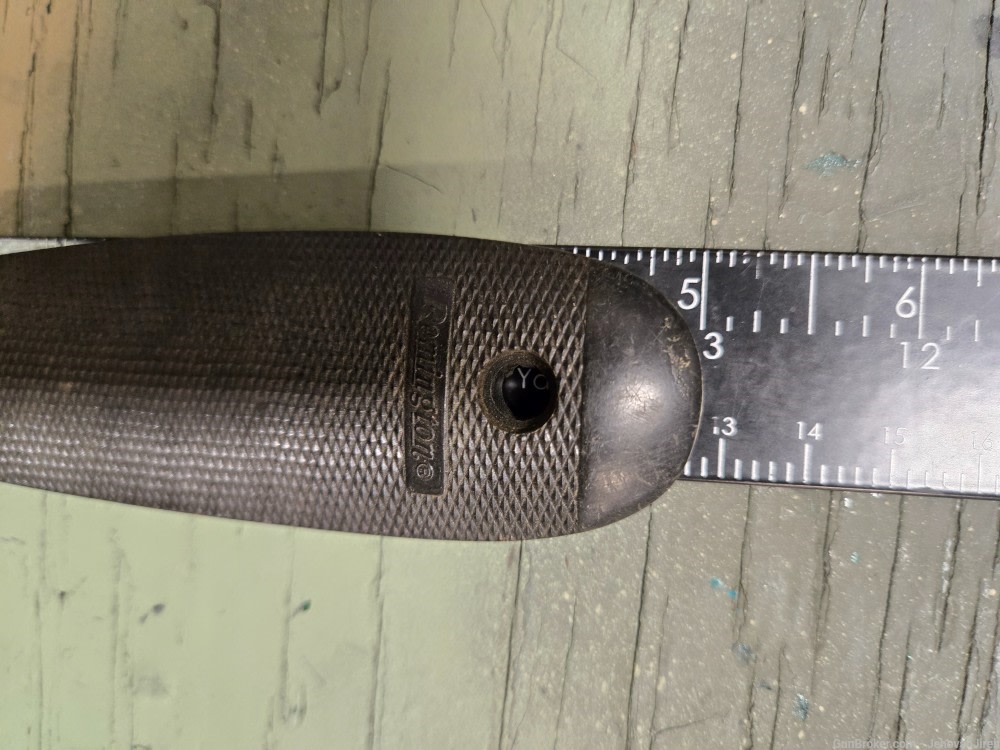 Vintage Original Remington rifle buttplate -img-6