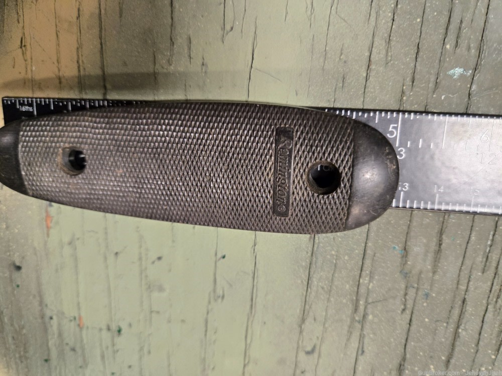 Vintage Original Remington rifle buttplate -img-8