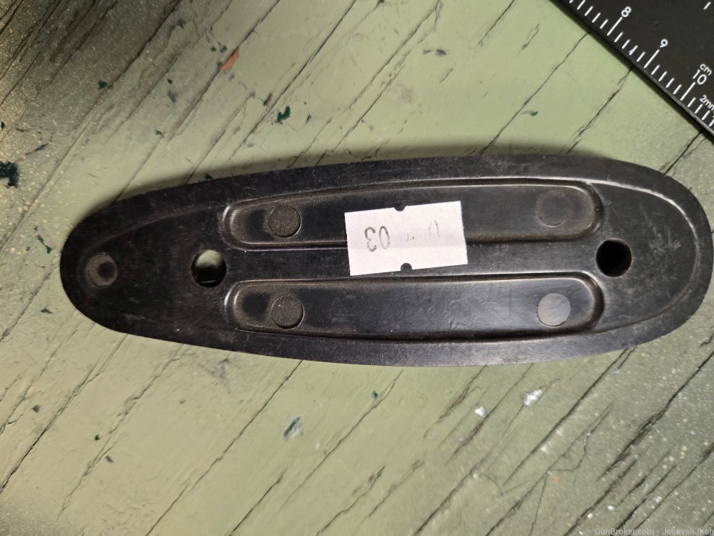 Vintage Original Remington rifle buttplate -img-4
