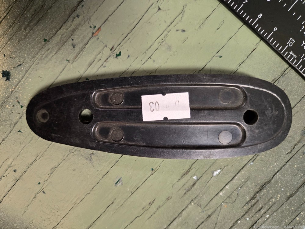 Vintage Original Remington rifle buttplate -img-3