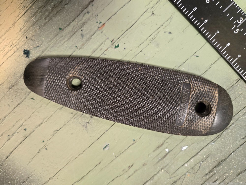 Vintage Original Remington buttplate for rifle -img-3