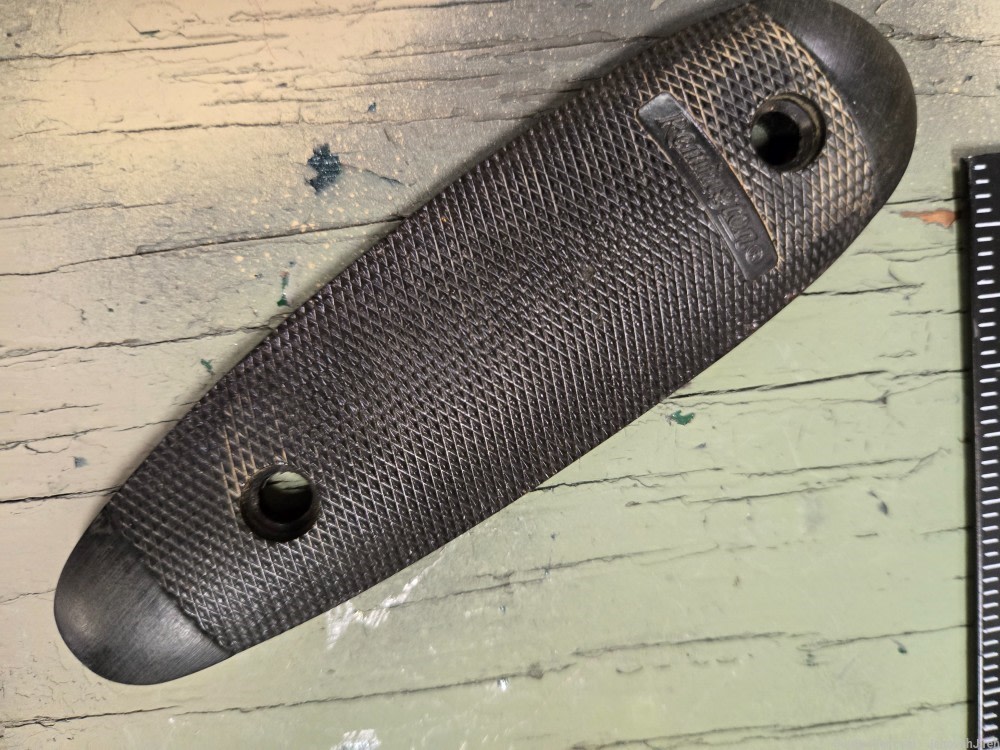 Vintage Original Remington buttplate for rifle -img-0