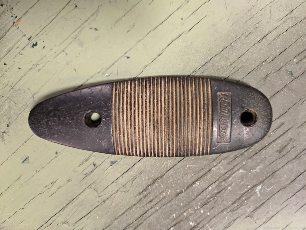 Vintage Original Remington Shotgun buttplate -img-0