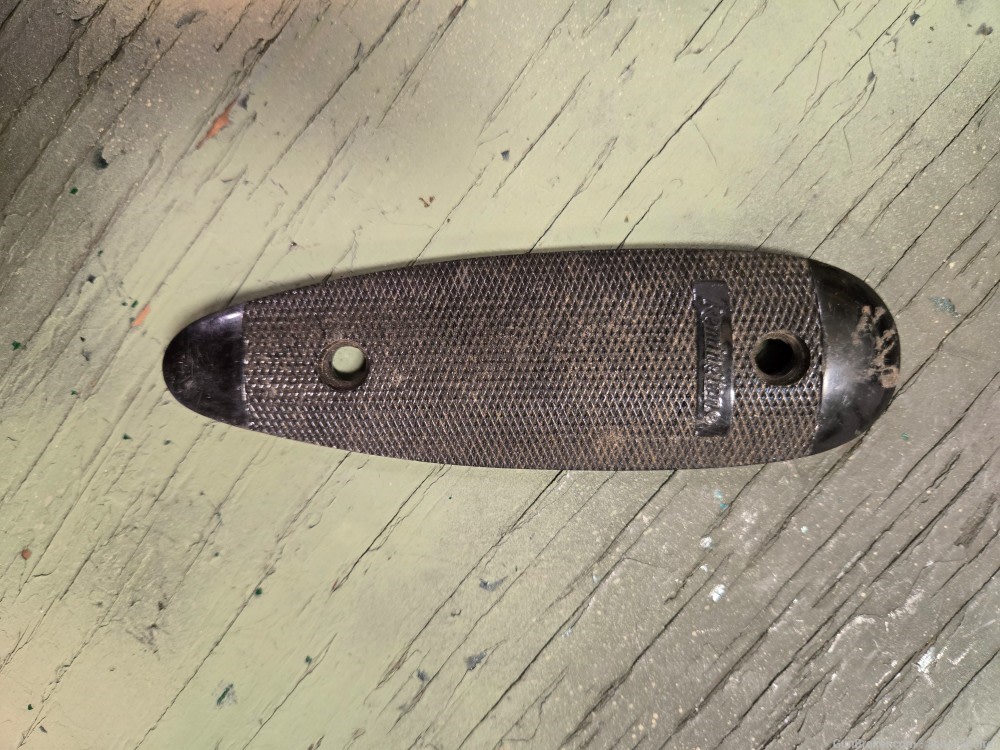 Vintage Original Remington rifle buttplate -img-2