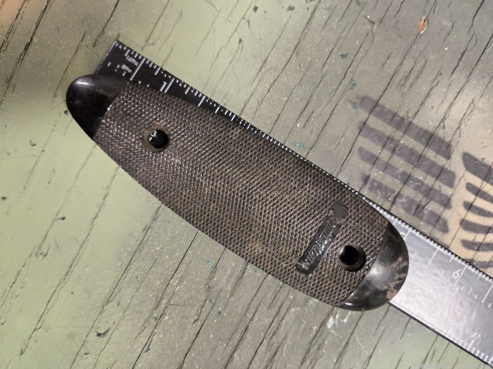 Vintage Original Remington rifle buttplate -img-9