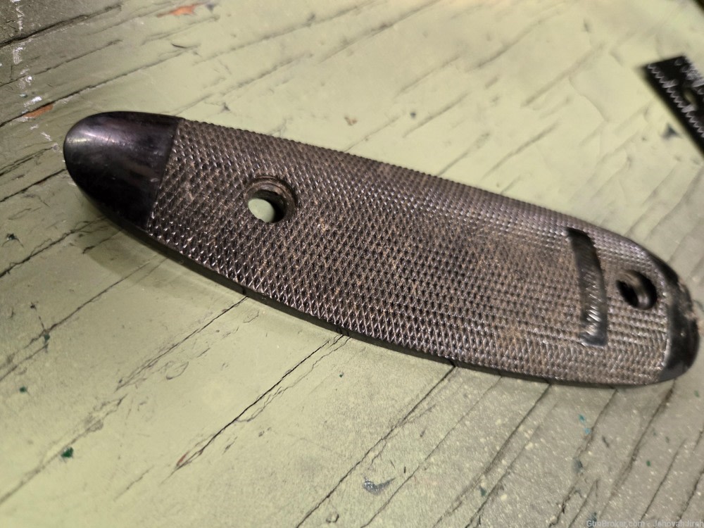 Vintage Original Remington rifle buttplate -img-0