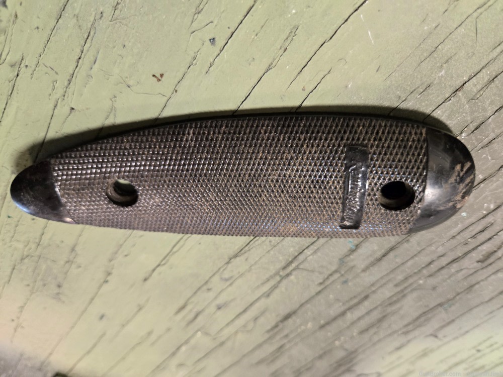 Vintage Original Remington rifle buttplate -img-6