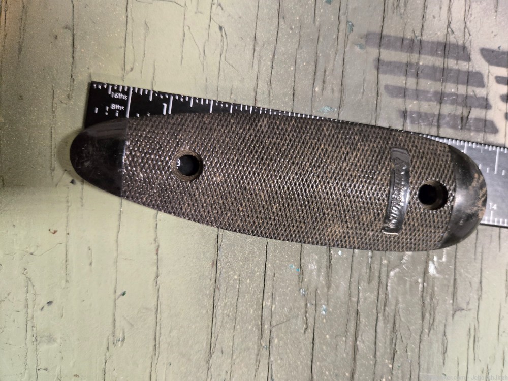 Vintage Original Remington rifle buttplate -img-1