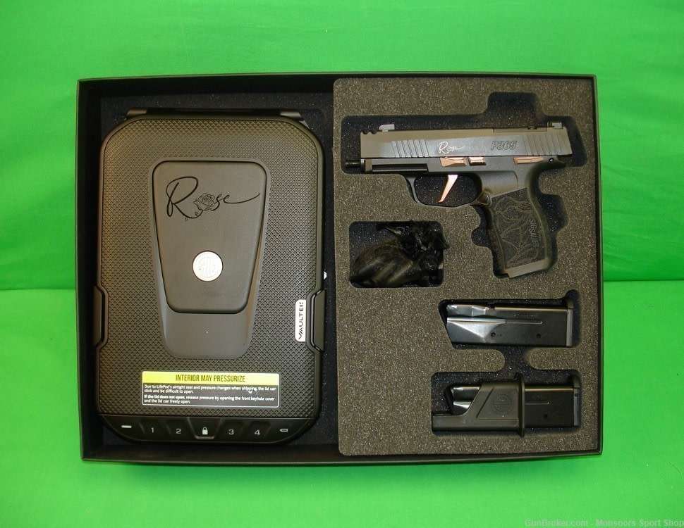 Sig Sauer P365 Rose 9mm - #365XL-9-ROSE-MS - NEW - Free Ship/No CC Fees-img-2