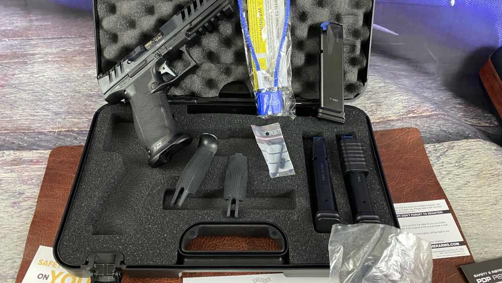 Walther PDP MATCH Pistol 9MM 5" Optics Ready 20RD, with CH optic and plate -img-9