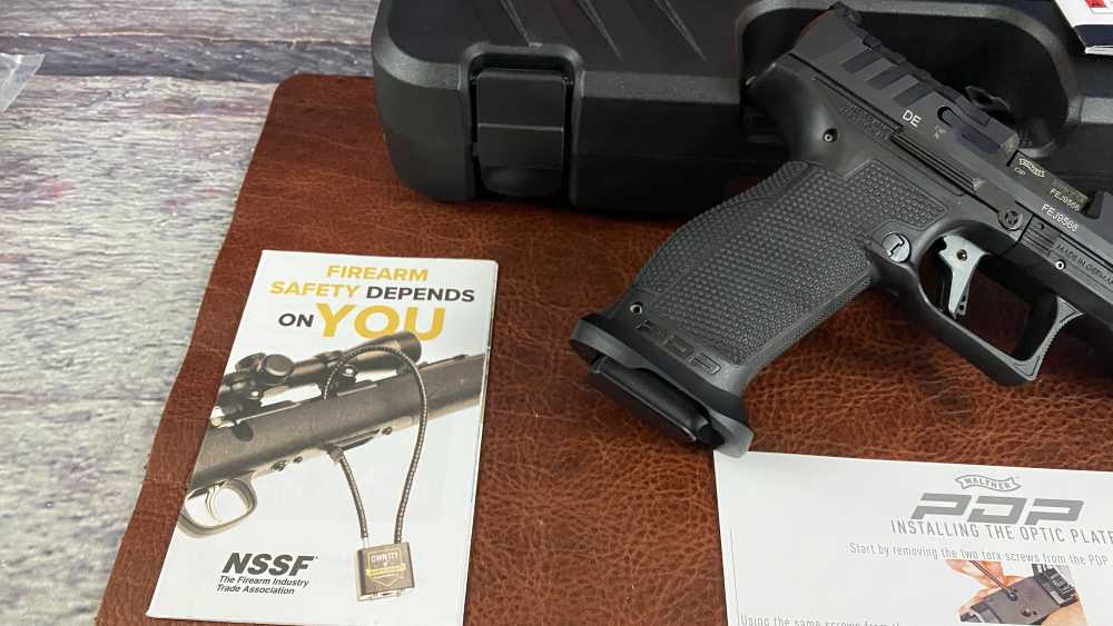 Walther PDP MATCH Pistol 9MM 5" Optics Ready 20RD, with CH optic and plate -img-5