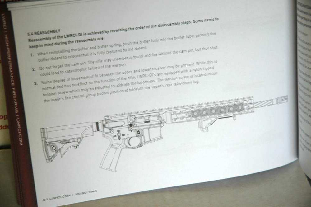 LWRCI DI Direct Impingement Operators Manual AR15 AR-15 M4-img-3