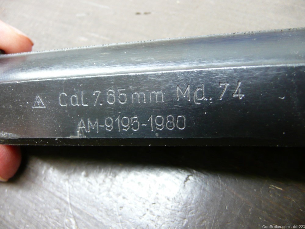 Romanian Md. 1974 Carpati Pistol Slide, 7.65mm (.32ACP), Original Finish-img-5