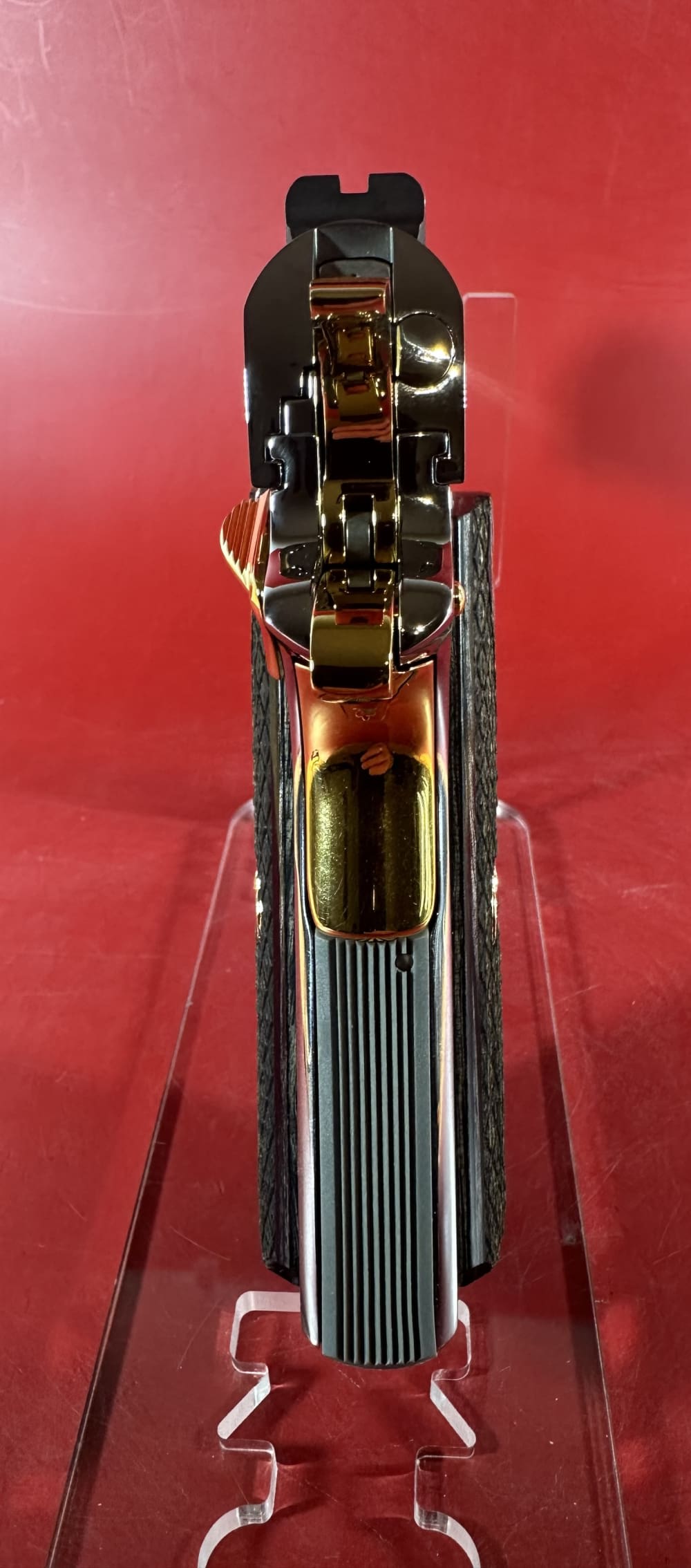 Colt 1911 38 Super Engraved with Gold – Davidson’s Deluxe Stainless Edition-img-5