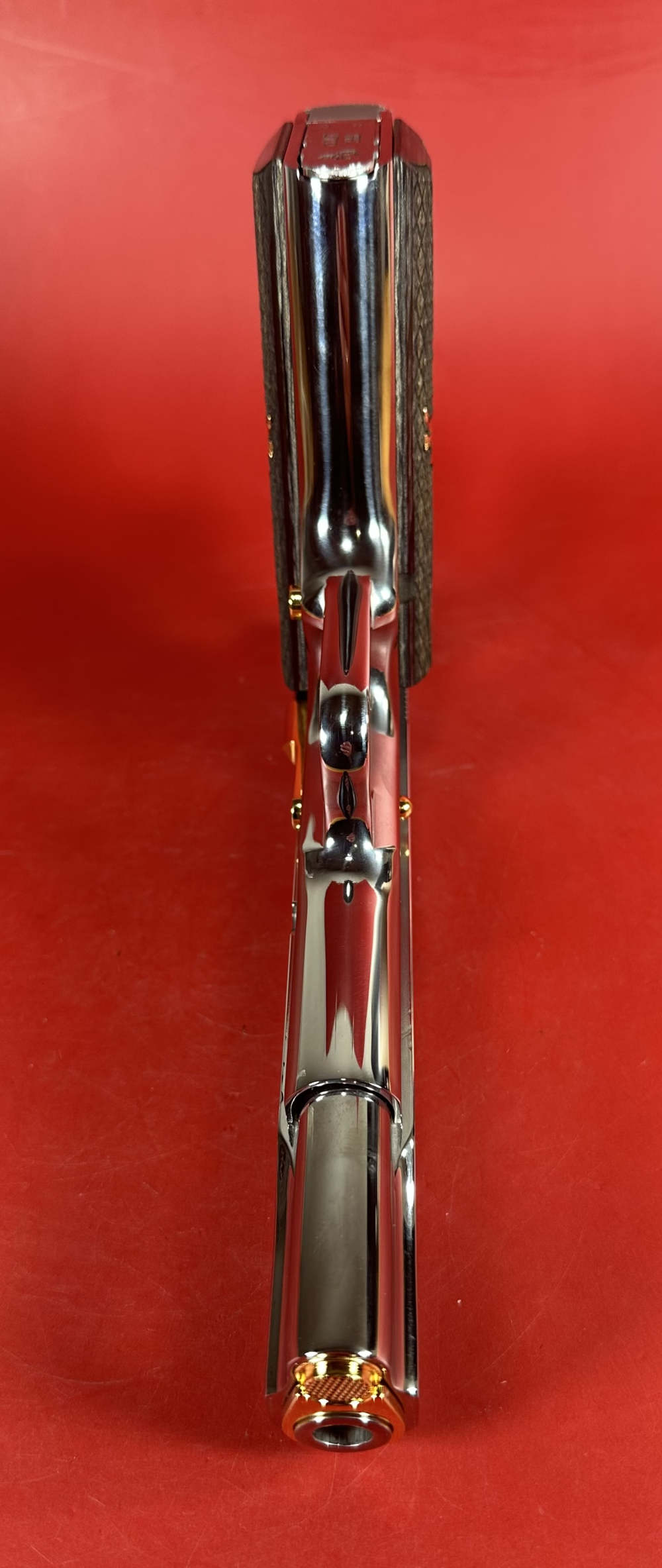 Colt 1911 38 Super Engraved with Gold – Davidson’s Deluxe Stainless Edition-img-6