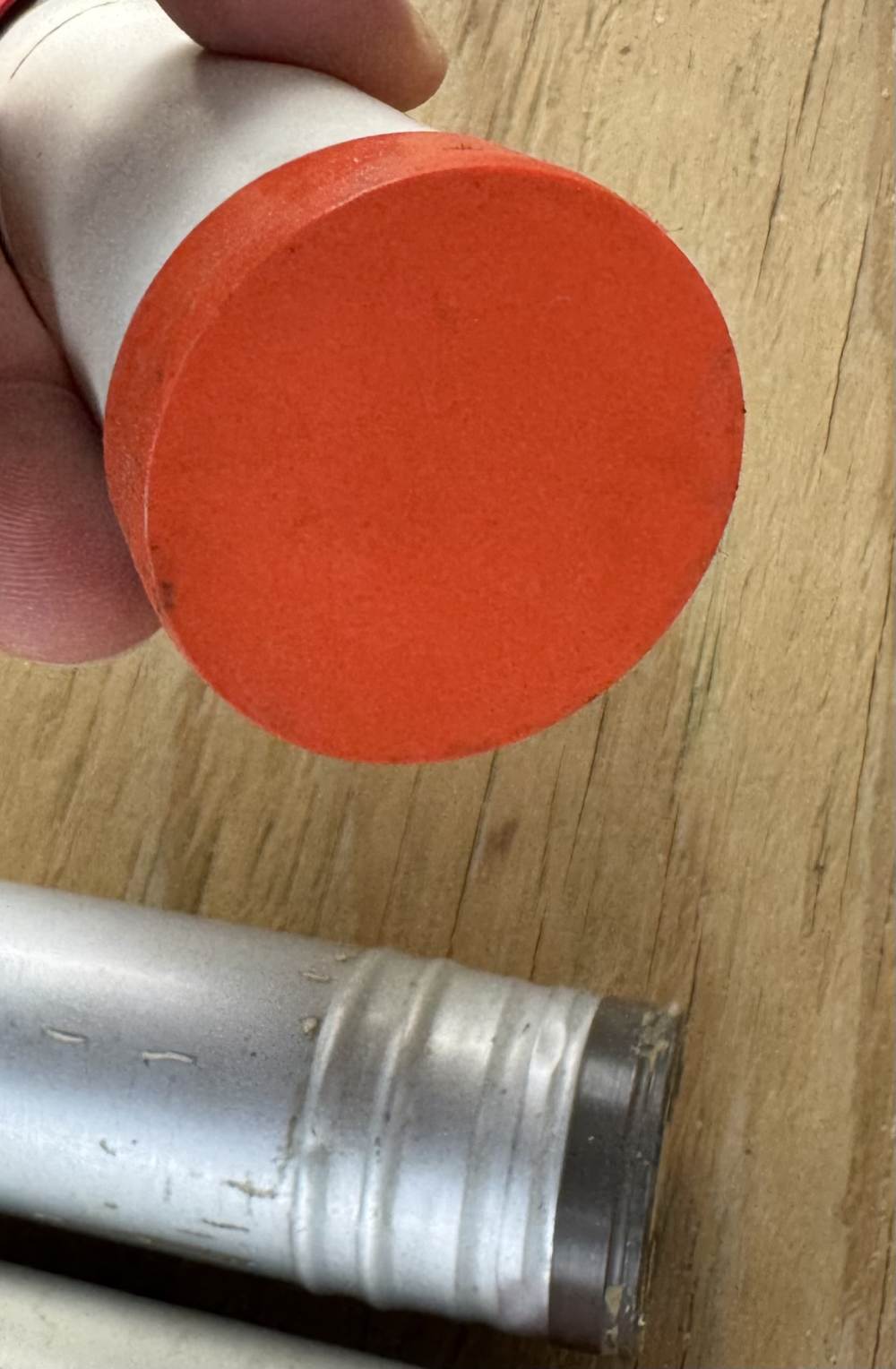 Nice US military smoke flares red and orange live 3 of them -img-2