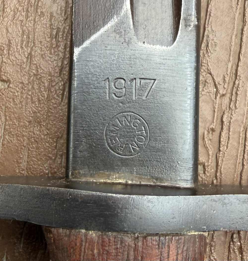Nice US Remington 1917 bayonet for trench shotgun and rifle ww1-img-7
