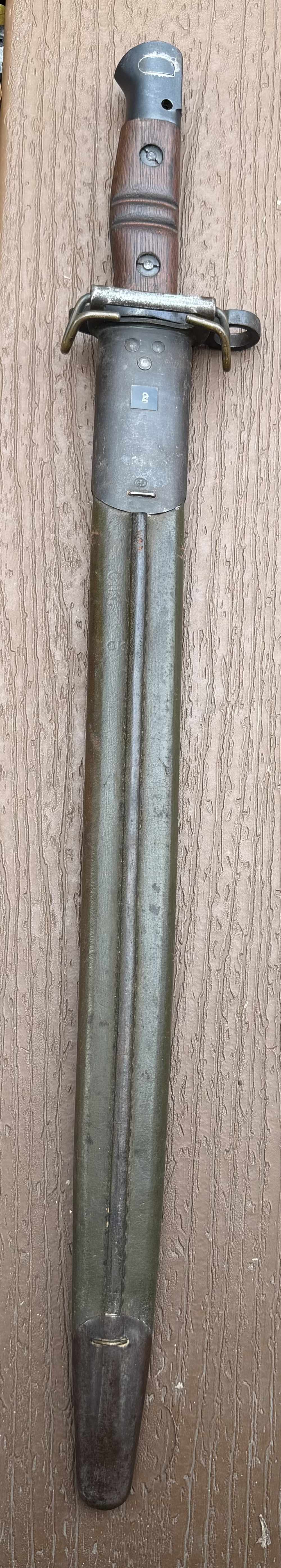 Nice US Remington 1917 bayonet for trench shotgun and rifle ww1-img-1