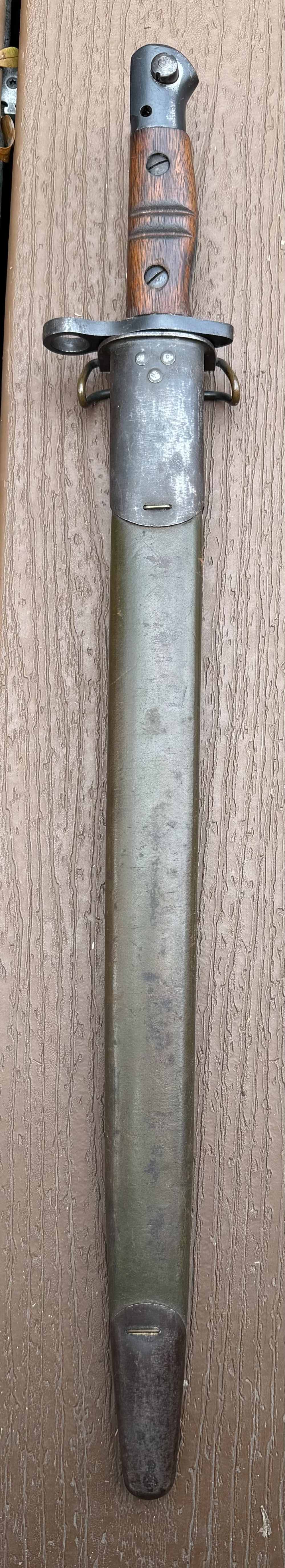 Nice US Remington 1917 bayonet for trench shotgun and rifle ww1-img-0