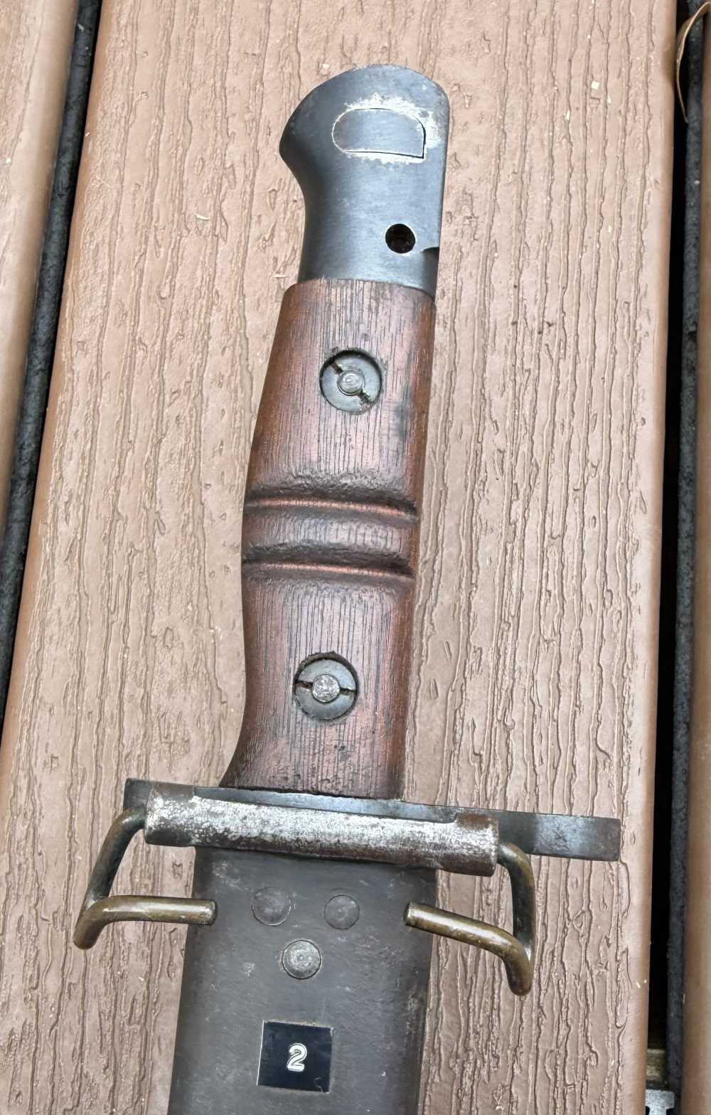 Nice US Remington 1917 bayonet for trench shotgun and rifle ww1-img-3