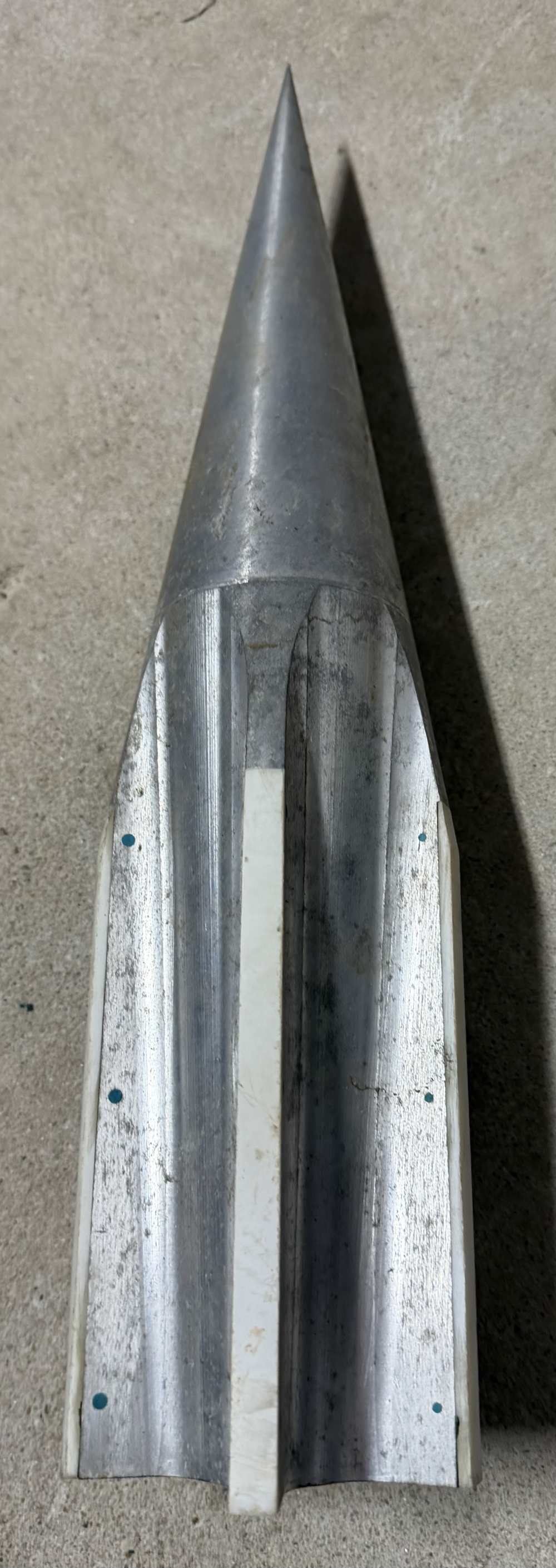 Rare large experimental rocket tip US Vietnam era-img-4