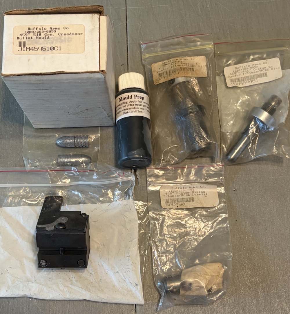 Buffalo Arms .459 510 gr Creedmoor Bullet Mould Sizer Expander Die Expander-img-0