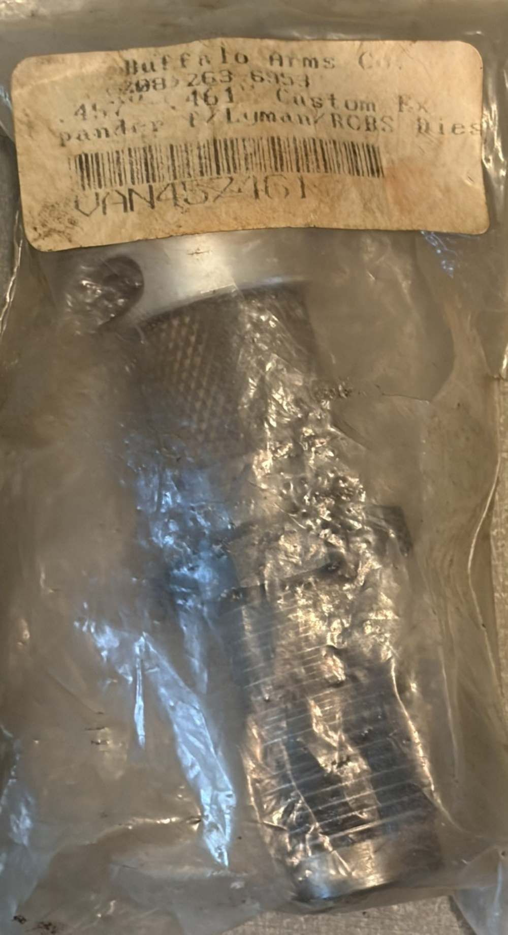 Buffalo Arms .459 510 gr Creedmoor Bullet Mould Sizer Expander Die Expander-img-13