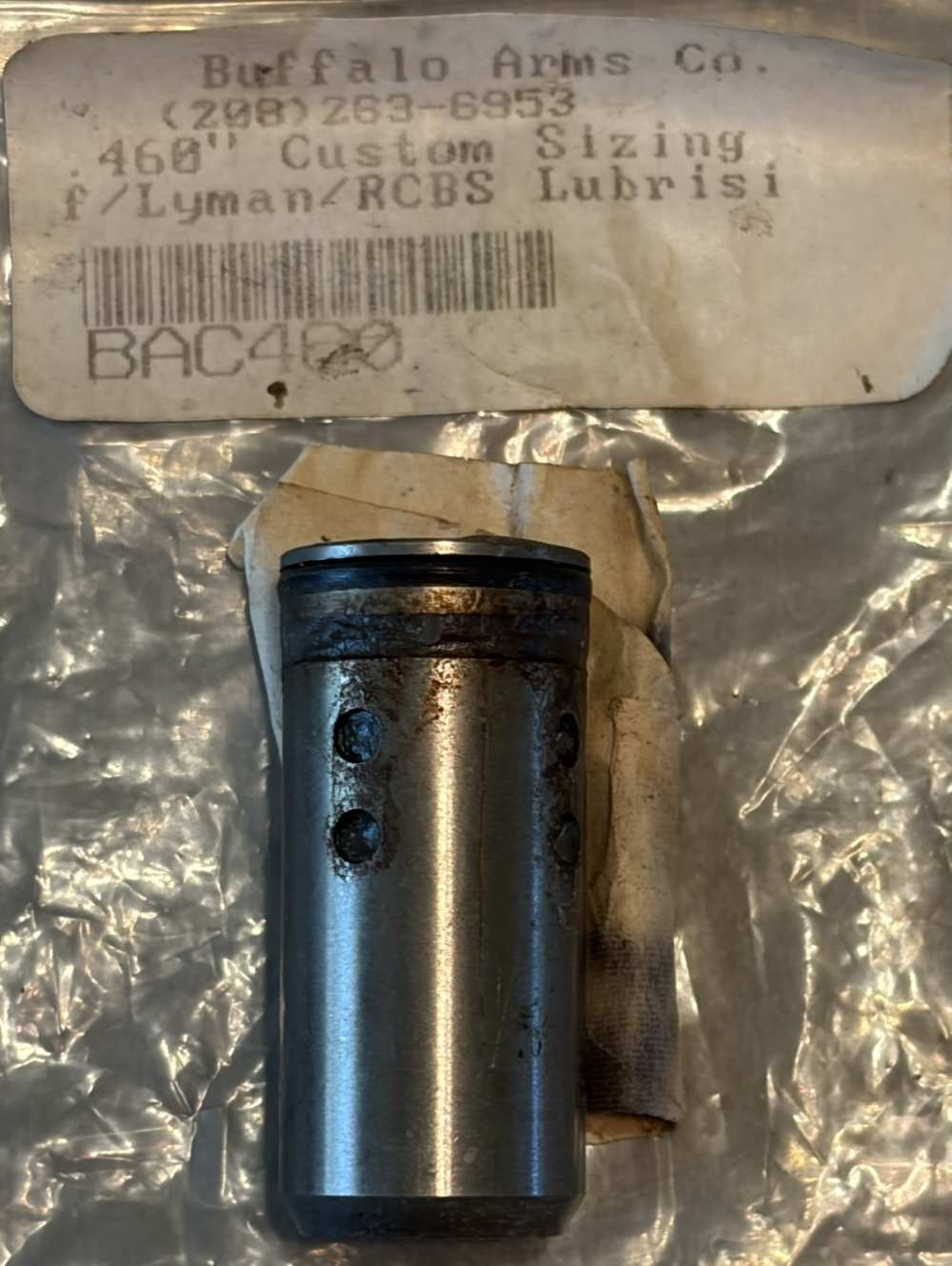Buffalo Arms .459 510 gr Creedmoor Bullet Mould Sizer Expander Die Expander-img-10