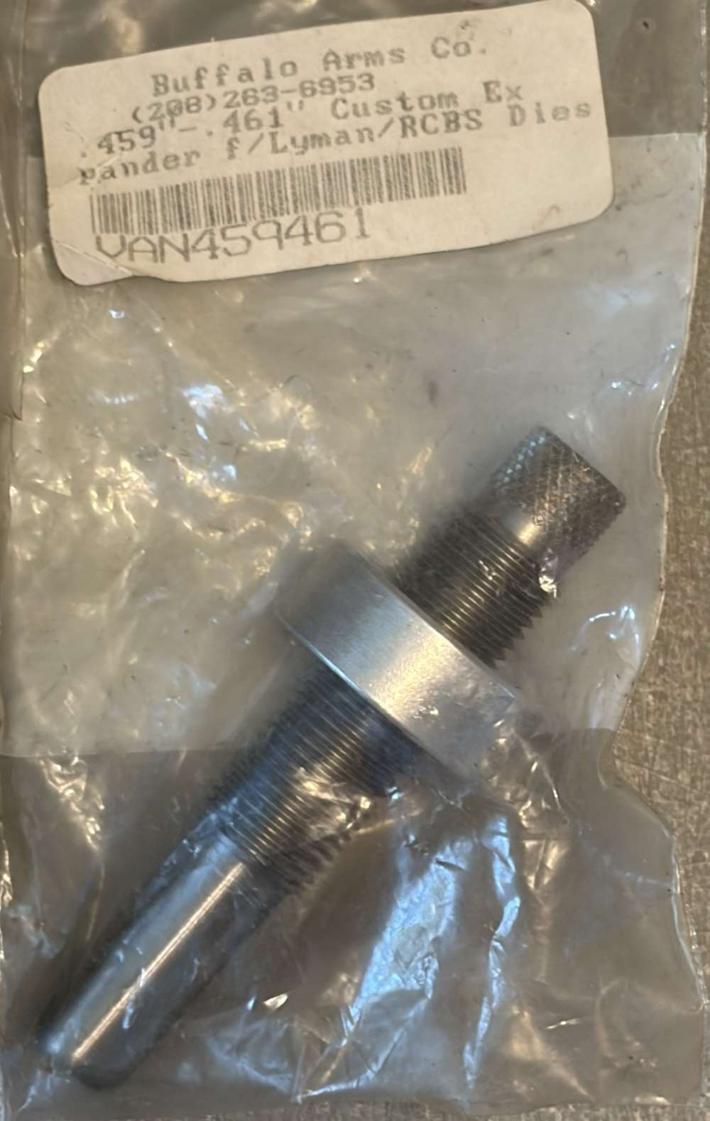 Buffalo Arms .459 510 gr Creedmoor Bullet Mould Sizer Expander Die Expander-img-17