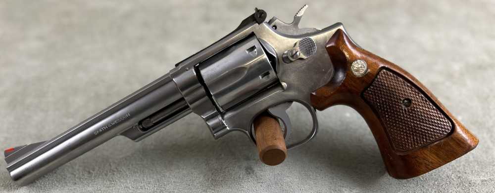 Smith & Wesson 66-1 357 Magnum 6" BBL Stainless P&R *USED*-img-1