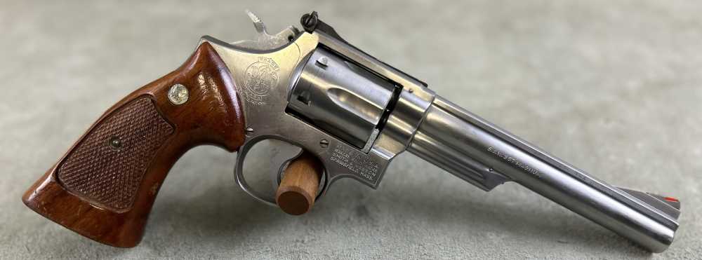 Smith & Wesson 66-1 357 Magnum 6" BBL Stainless P&R *USED*-img-0
