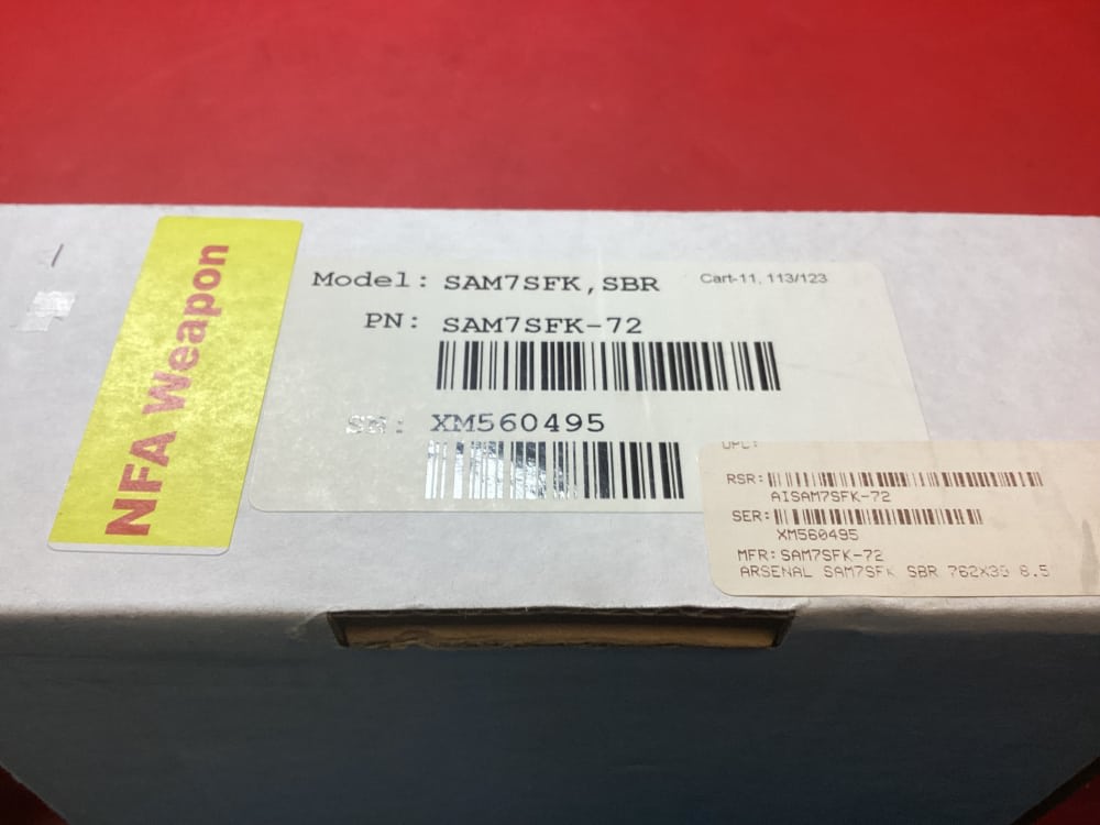 Arsenal SAM7SFK SBR 7.62x39mm 6.5” SAM7SFK-72 SAM7 AK47 NFA-img-26