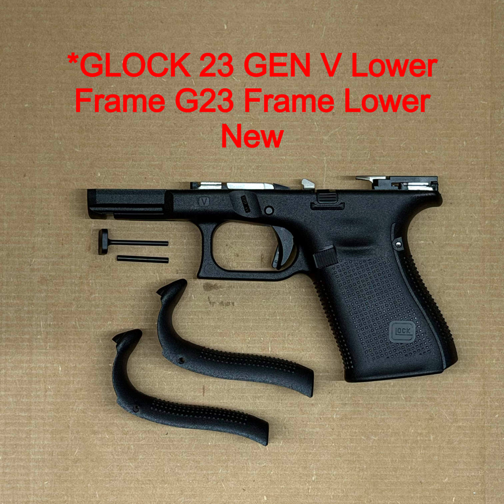 Glock 23 Gen V OEM Factory Lower Frame – Factory Parts – NEW -TM-img-0