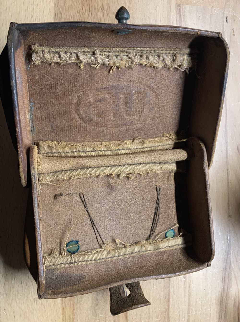 US Army Indian Wars Era Rock Island Armory Krag 30-40 Cartridge Ammo Pouch -img-5