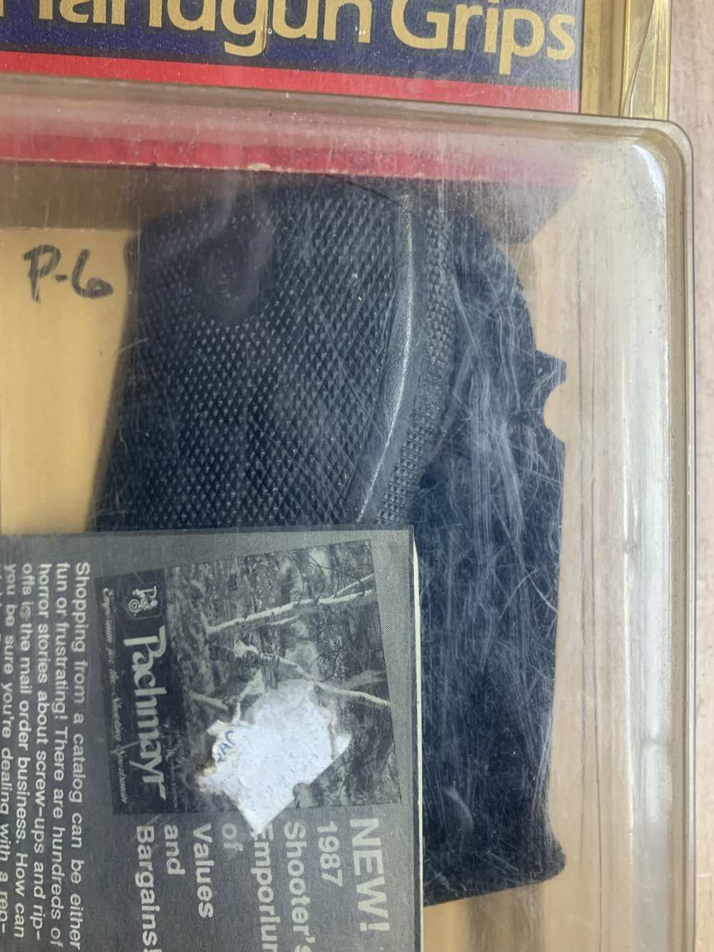 Vintage NOS Pachmayr Signature Sig Sauer P6 P225 Rubber Grips-img-1