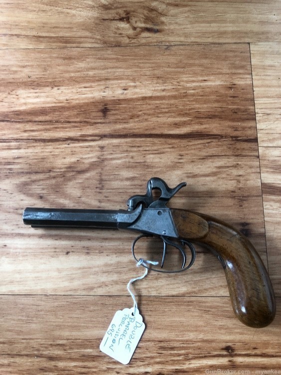 Double Barrel Percussion Pistol -img-2