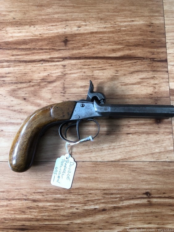 Double Barrel Percussion Pistol -img-0