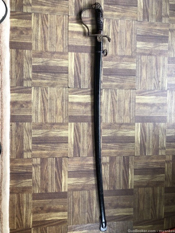 Reduced Price Saxon Officers Sword With Iron Grip-img-0