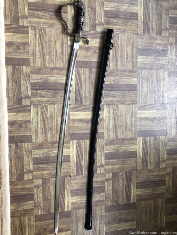 Reduced Price Saxon Officers Sword With Iron Grip-img-2