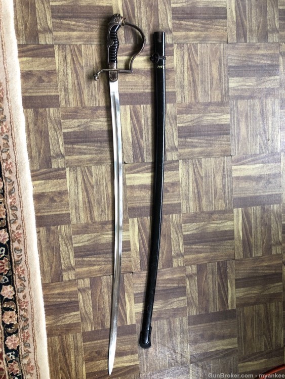 Reduced Price Saxon Officers Sword With Iron Grip-img-5