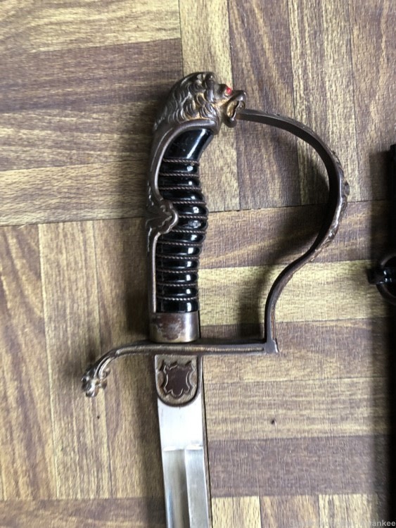 Reduced Price Saxon Officers Sword With Iron Grip-img-6