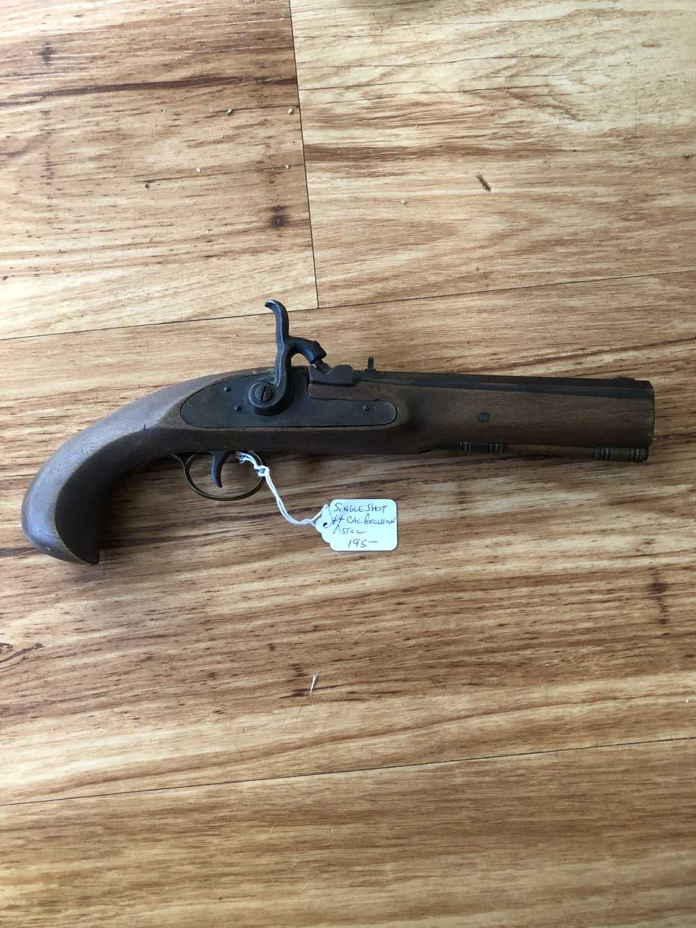 Single Shot 44 Caliber Spanish Percussion Pistol ?? -img-0