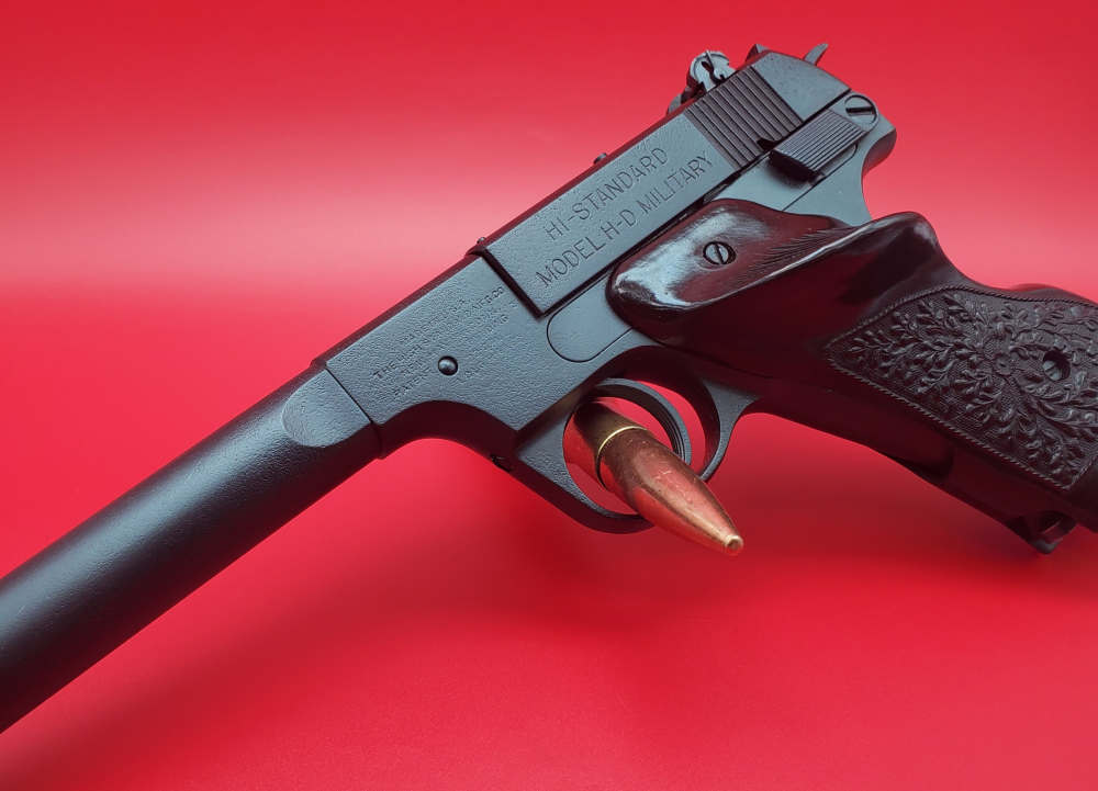 Vintage High Standard H-D Military .22LR – Refinished – Fair-img-4