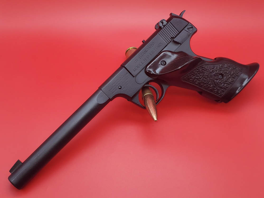 Vintage High Standard H-D Military .22LR – Refinished – Fair-img-0